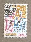 Sellos del Mundo : Europe : Luxembourg : Juegos de letras