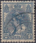 Stamps Netherlands -  Holanda 1898-1924 Scott 068 Sello Reina Wihelmina usado Netherland 