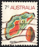 Stamps Australia -  Minerales - Agate