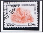 Stamps Cambodia -  Moissonnage