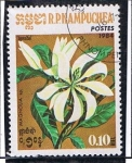Stamps Cambodia -  Magnolia