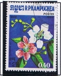 Stamps : Asia : Cambodia :  Plumeria
