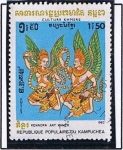 Stamps Cambodia -  Kenora Art Khmer