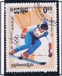 Stamps : Asia : Cambodia :  Esqui