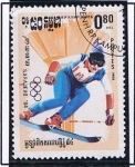 Stamps Cambodia -  Esqui