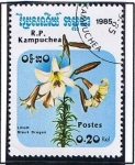 Stamps Cambodia -  Lirio