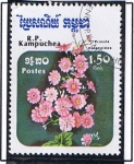 Stamps Cambodia -  Primuta malacoides