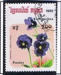 Stamps : Asia : Cambodia :  Viola tricolor