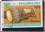 Stamps Cambodia -  Skor