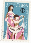 Sellos de America - Cuba -  Circulos infantiles