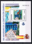 Stamps Spain -  Edifil  SH 4046  XXV aniv. de la Constitución.  
