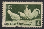 Sellos de Europa - Bulgaria -  Animales: Pollos.