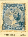 Stamps Europe - Spain -  Isabel II Ed 1868