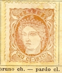 Stamps Spain -  Esfinge Edicion 1870