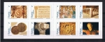 Stamps : Europe : Spain :  Edifil  4052 C  El románico aragonés. Xacobeo 2004.   Carne de 8 sells serie A                      