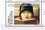 Stamps Spain -  Edifil  SH 4061 C  La mujer y la lectura.  