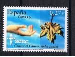 Stamps Spain -  Edifil  4062  50º aniv. de la Asociaicón Española contra el Cñancer.  