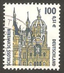 Stamps Germany -  1988 - castillo de schwerin 