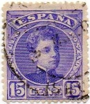 Stamps : Europe : Spain :  ALFONSO XIII 