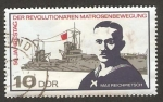 Sellos de Europa - Alemania -  1003 - 50 anivº de la revuelta de los marineros, Max Reichpiestsch
