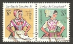 Stamps Germany -  1419 - bailes populares de sorabes 