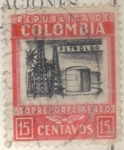 Sellos de America - Colombia -  colombia Aereo Petroleo 07