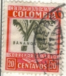 Stamps Colombia -  COLOMBIA Aereo Bananos 08