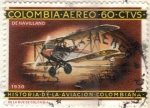 Stamps Colombia -  COLOMBIA Aereo Historia de la Aviacion Colombiana 60c