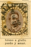 Sellos de Europa - Italia -  Humberto I Ed 1889