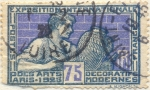 Stamps France -  Exposition internationale des arts