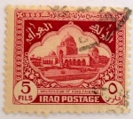 Sellos del Mundo : Asia : Iraq : Mausoleo del Rey Faisalt