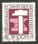 Stamps Germany -  año internacional de los derechos del hombre 