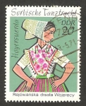 Stamps Germany -  1359 - bailes populares los sorabes, de hoyerswerda 