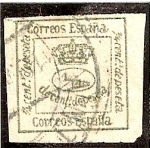 Stamps Spain -  Corona real