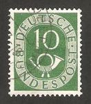 Stamps Germany -  14 - corneta de correos
