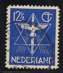 Stamps : Europe : Netherlands :  Estrella, Paloma y Espada.
