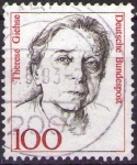 Stamps Germany -  Therese Giehse