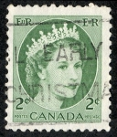Sellos de America - Canad� -  Isabel II