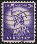 Stamps : America : United_States :  Estatua de la Libertad