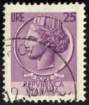 Stamps Italy -  Medallón
