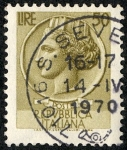 Stamps : Europe : Italy :  Medallón