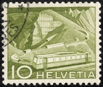 Stamps Switzerland -  Transporte y telecomunicaciones