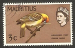 Sellos del Mundo : Africa : Mauritius : elizabeth II, y pajaro amarillo