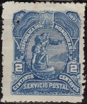 Stamps America - Honduras -  Honduras 1892 Scott 66 Sello Colon Avistamiento de Tierra Hondureña 2c 
