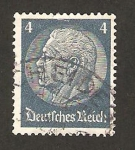 Stamps Germany -  Paul von Hindenburg, Presidente