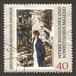 Stamps Germany -  1969 - obra de arte de la pinacoteca de dresde