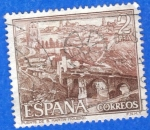 Stamps Spain -  ESPANA 1975 (E2267) Serie turistica - Puente de San Martin Toledo 2p