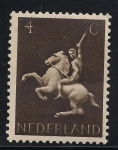 Sellos de Europa - Holanda -  Hombre a caballo.