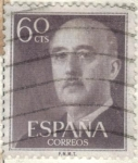 Stamps Spain -  ESPANA 1955 (E1150) General Franco 60c