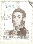 Stamps Argentina -  ARGENTINA 1984 (MT1493) Gral J de San Martin $a 50